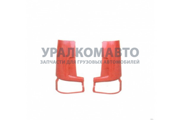 обтекатель фары левый красный HOWO WG1642110002